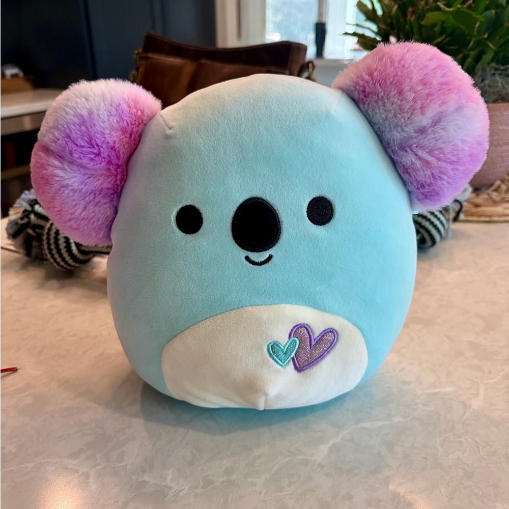 Squishmallows Blue and Pink Koala Stuffed Animal